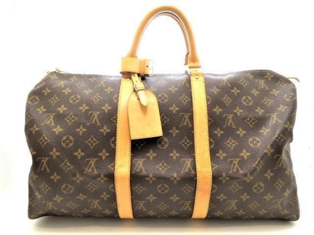 LOUIS VUITTON Keepall Boston Bag Monogram